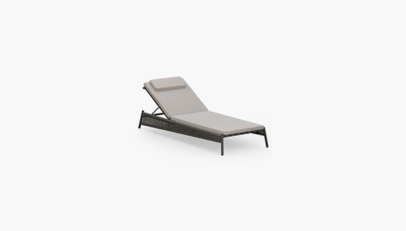 Grey Chaise Lounge