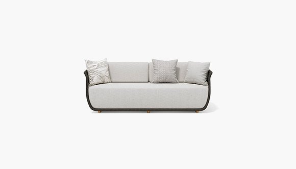 Grey Garden Sofa