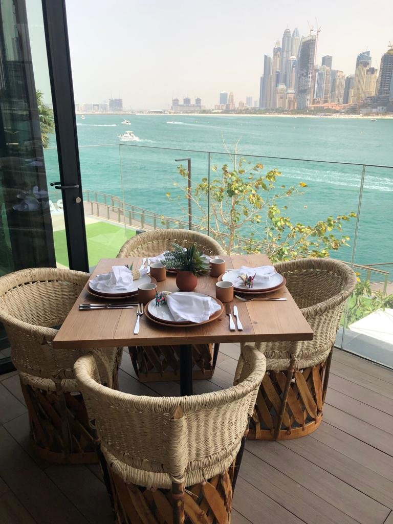 Dubai restaurant dining chairs dining table