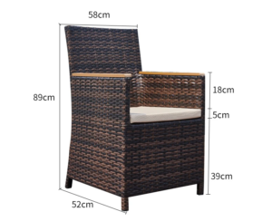 bistro chairs wicker
