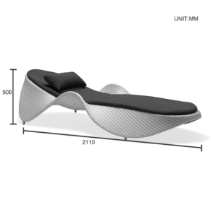 Backless Chaise Lounge