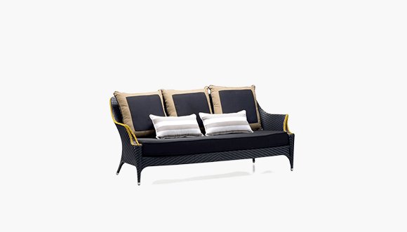Black Outdoor Corner Sofa