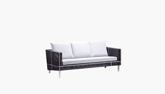Rattan 3 Seater Garden Sofa