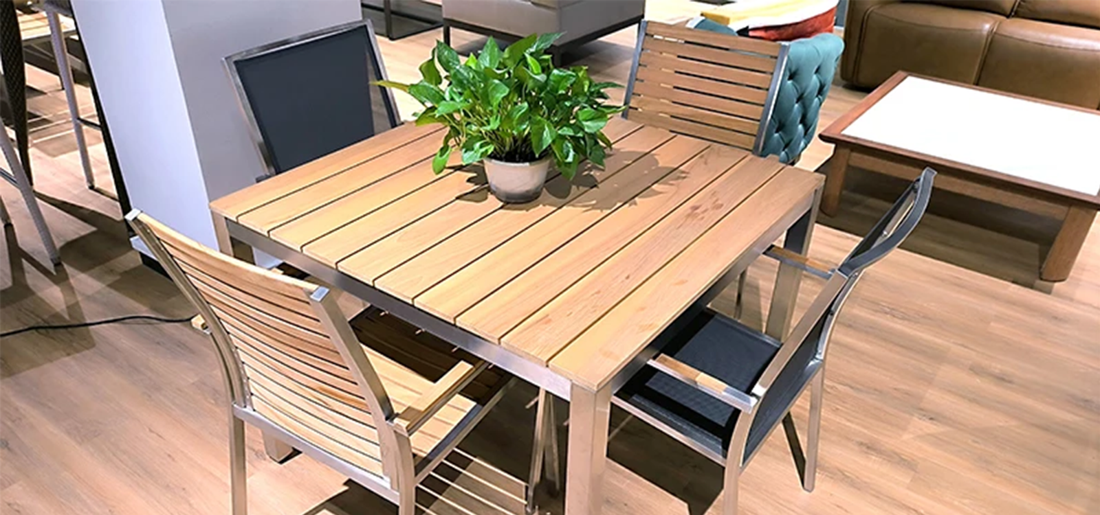 mid century modern teak chairs