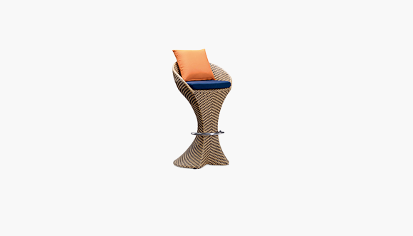 high back wicker chair