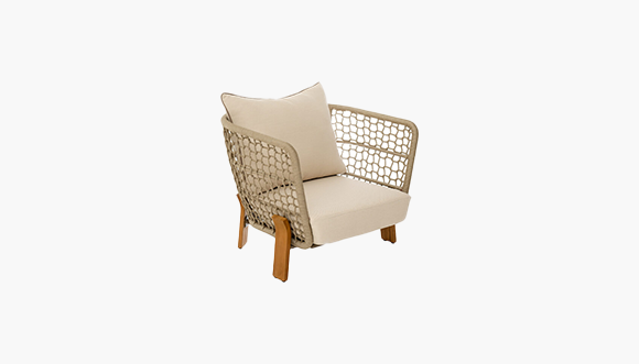 cream garden sofa