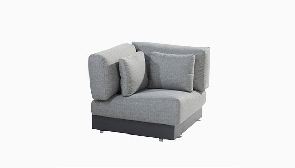 aluminium corner sofa