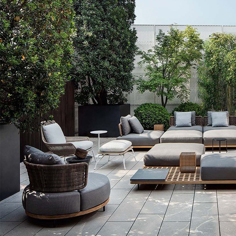 teak outdoor sofa set