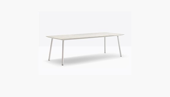 modern rectangular sintered stone dining table