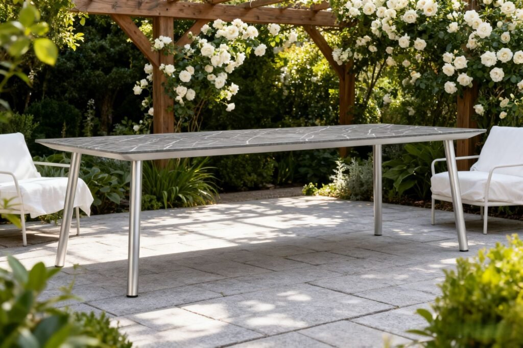 how to paint metal outdoor furniture